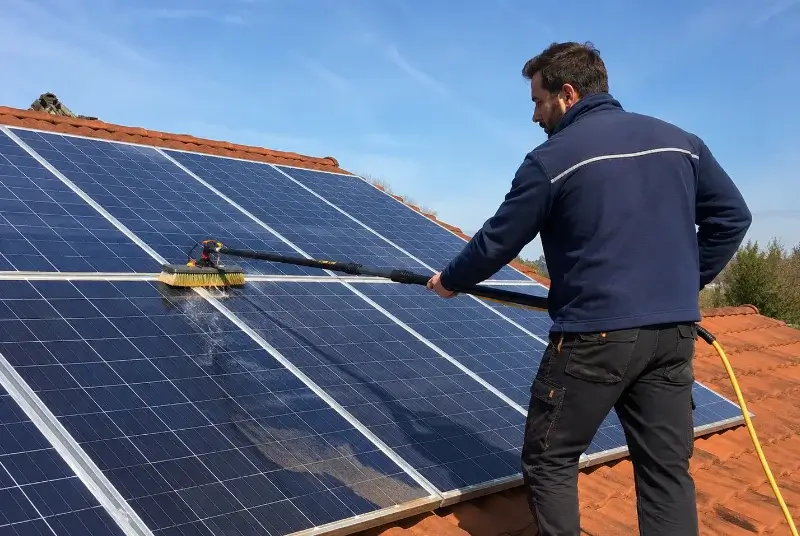 Nettoyage et entretien de panneaux solaires à Saint-Jean-de-la-Blaquière